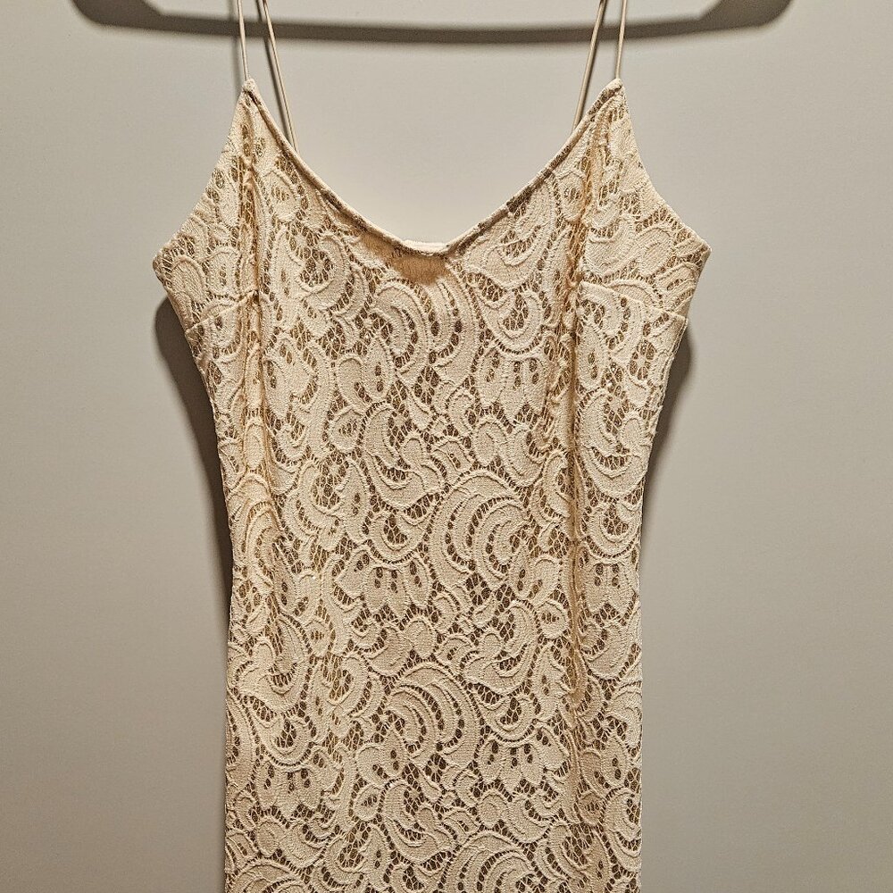 River Island woman's gold dress size M